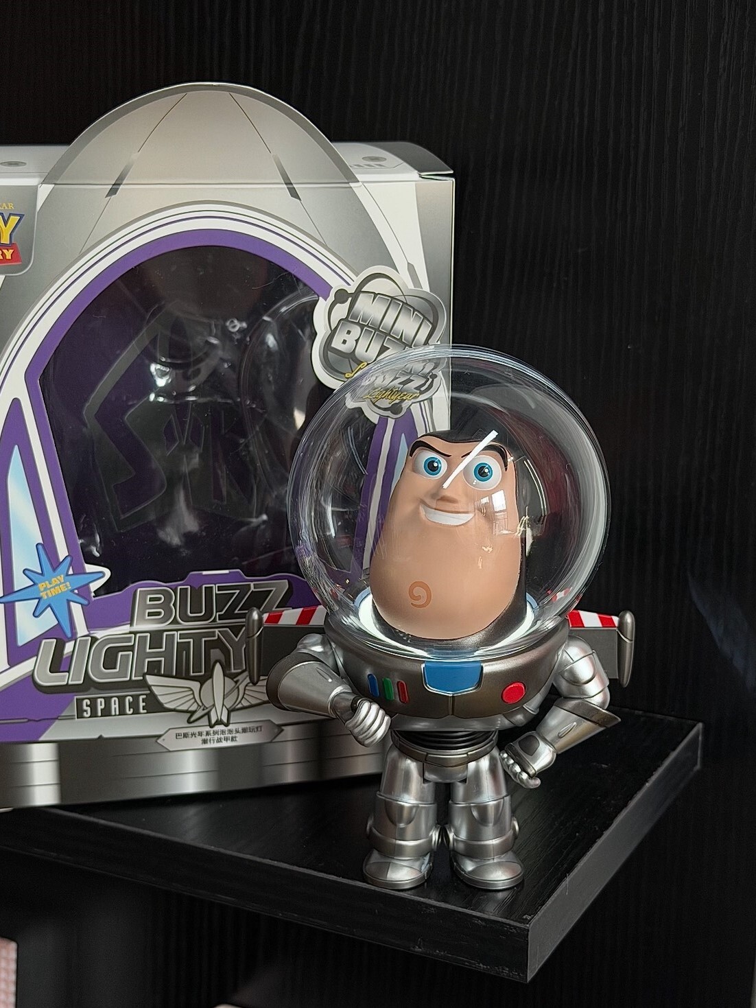 玩具總動員 30周年 巴斯光年 泡泡頭 小夜燈 公仔