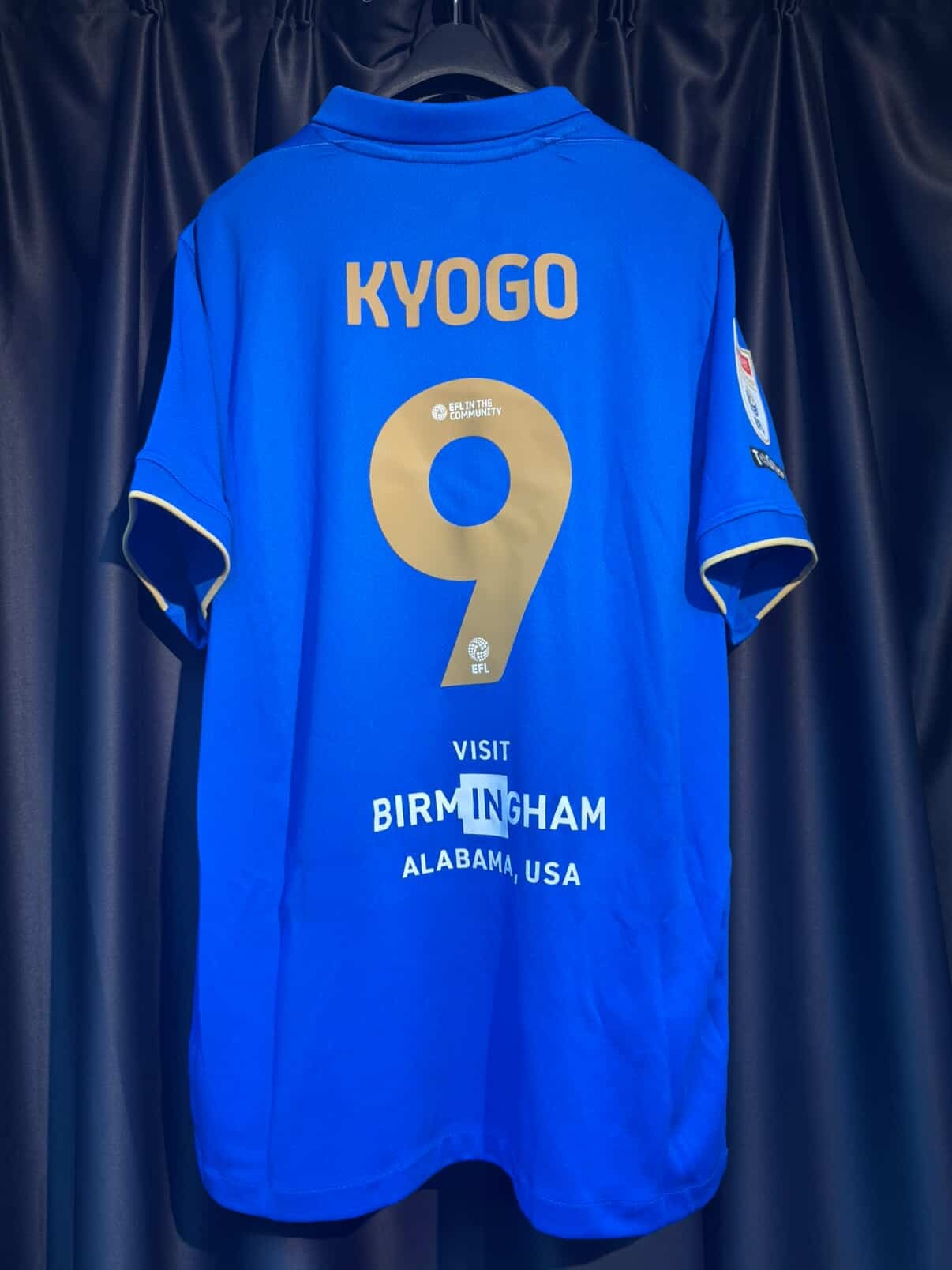 25/26 伯明翰城 主場球衣 #9 KYOGO 古橋 亨梧 (USED , 9/10)