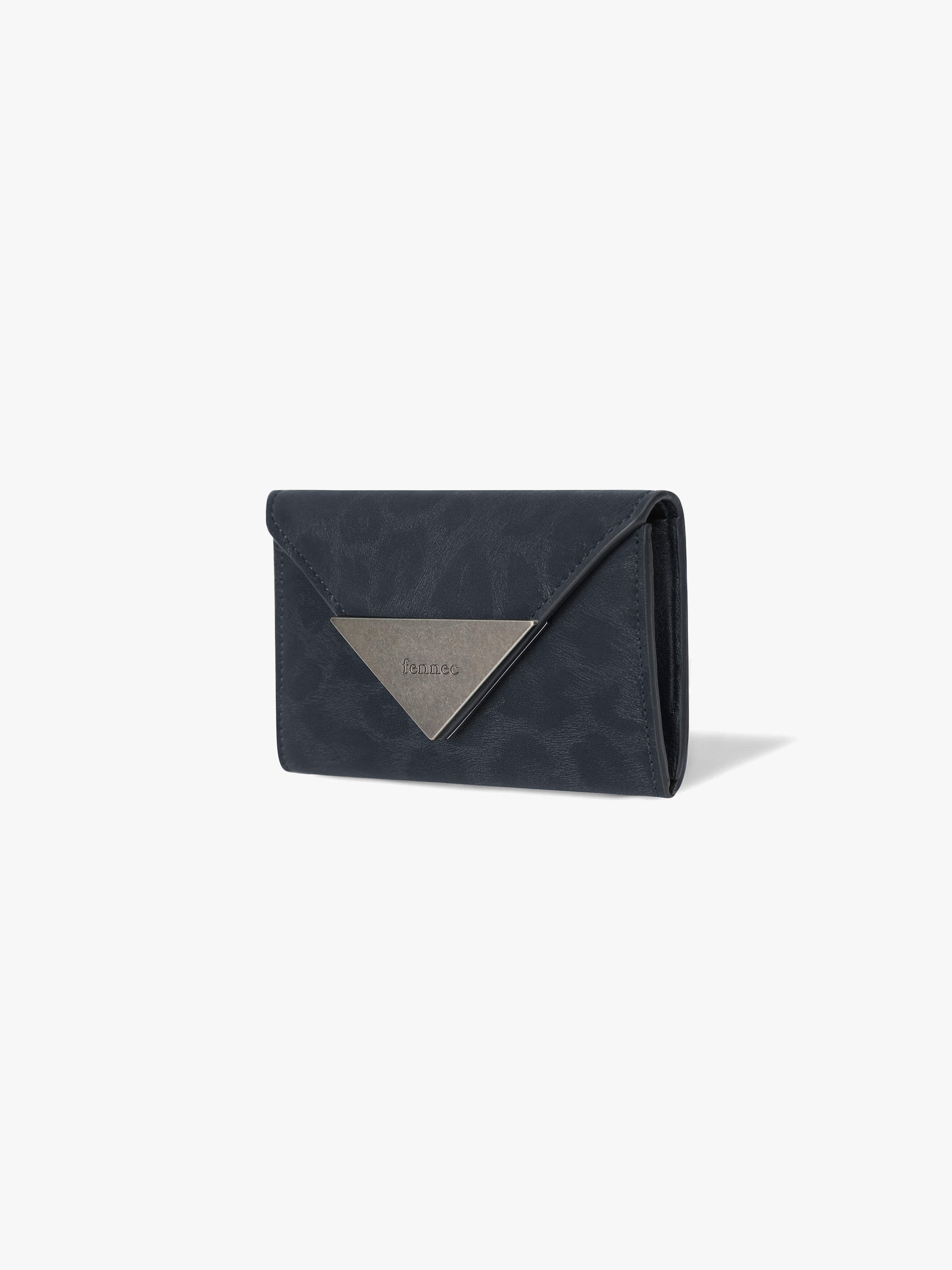 fennec - TRIANGLE NAME POCKET (LEOPARD NAVY)