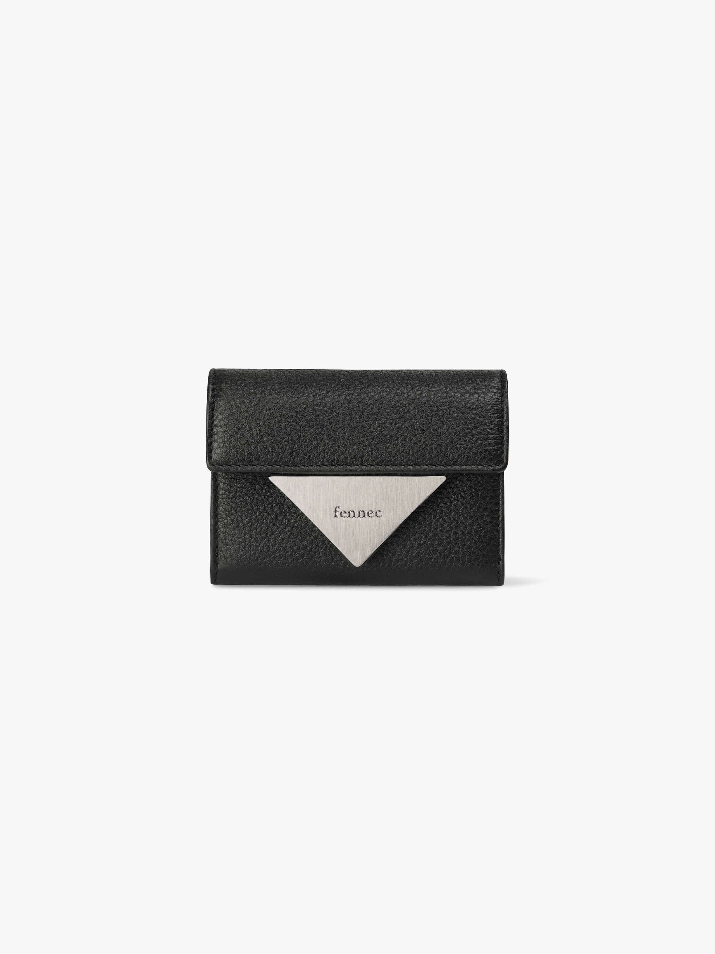 fennec - TRIANGLE DOCO WALLET (PEBBLE BLACK)
