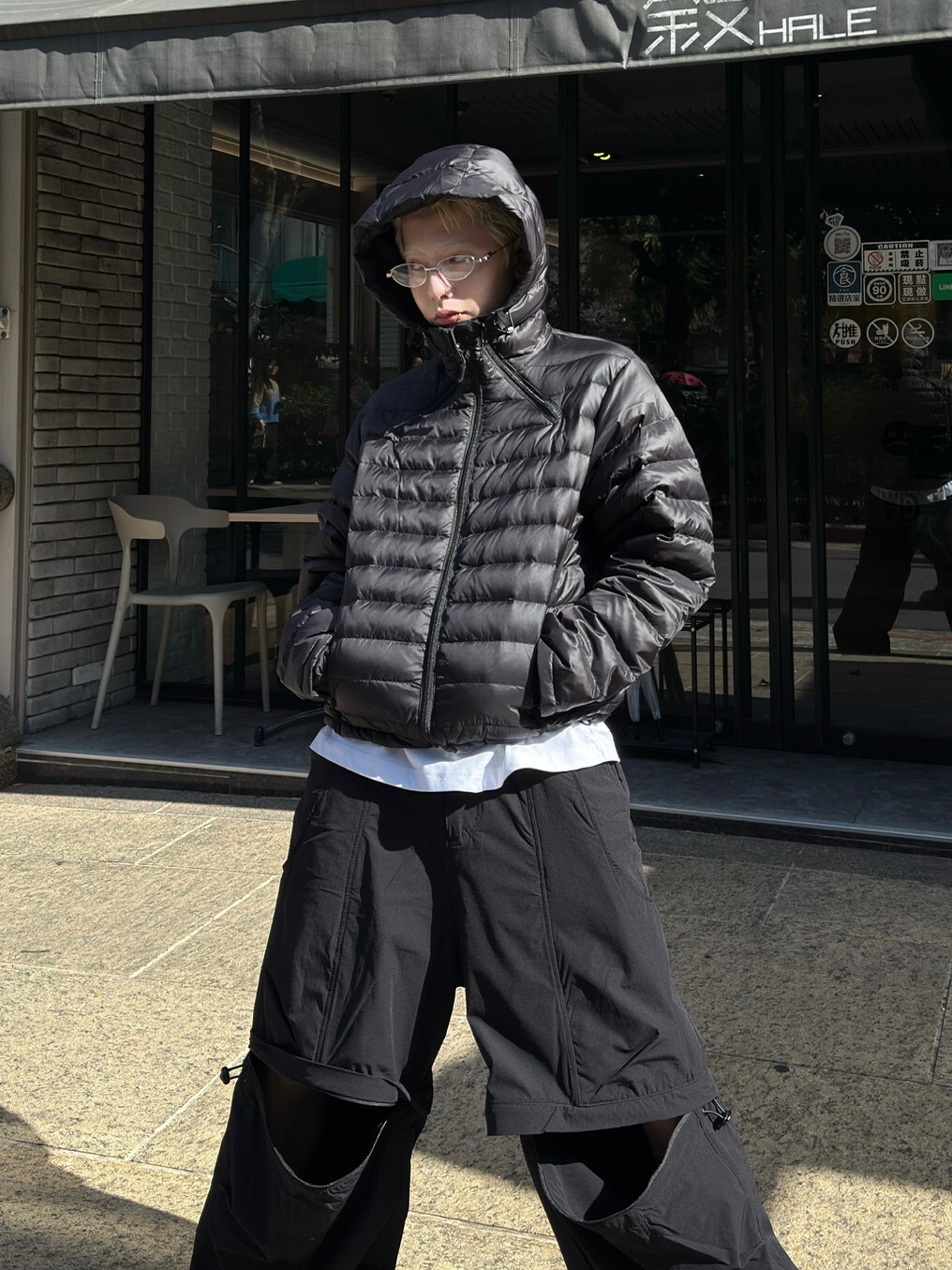SIMON MADE OW-2523 黑街守衛 BOXY 排骨 羽絨外套