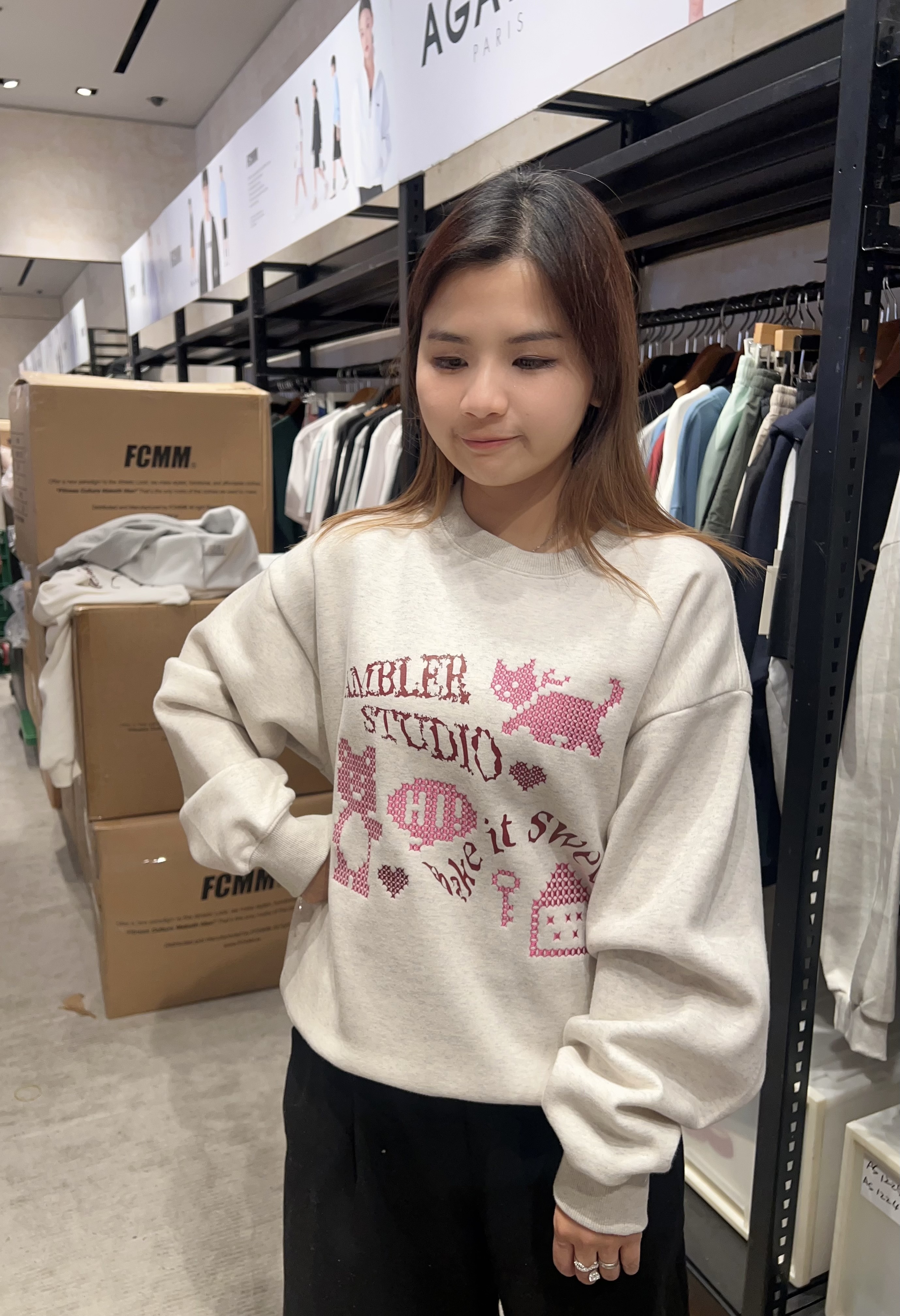 AM10 [AMM1321]  S:胸48 長25.5 M:胸52 長25.5 L:胸54 長27 $199