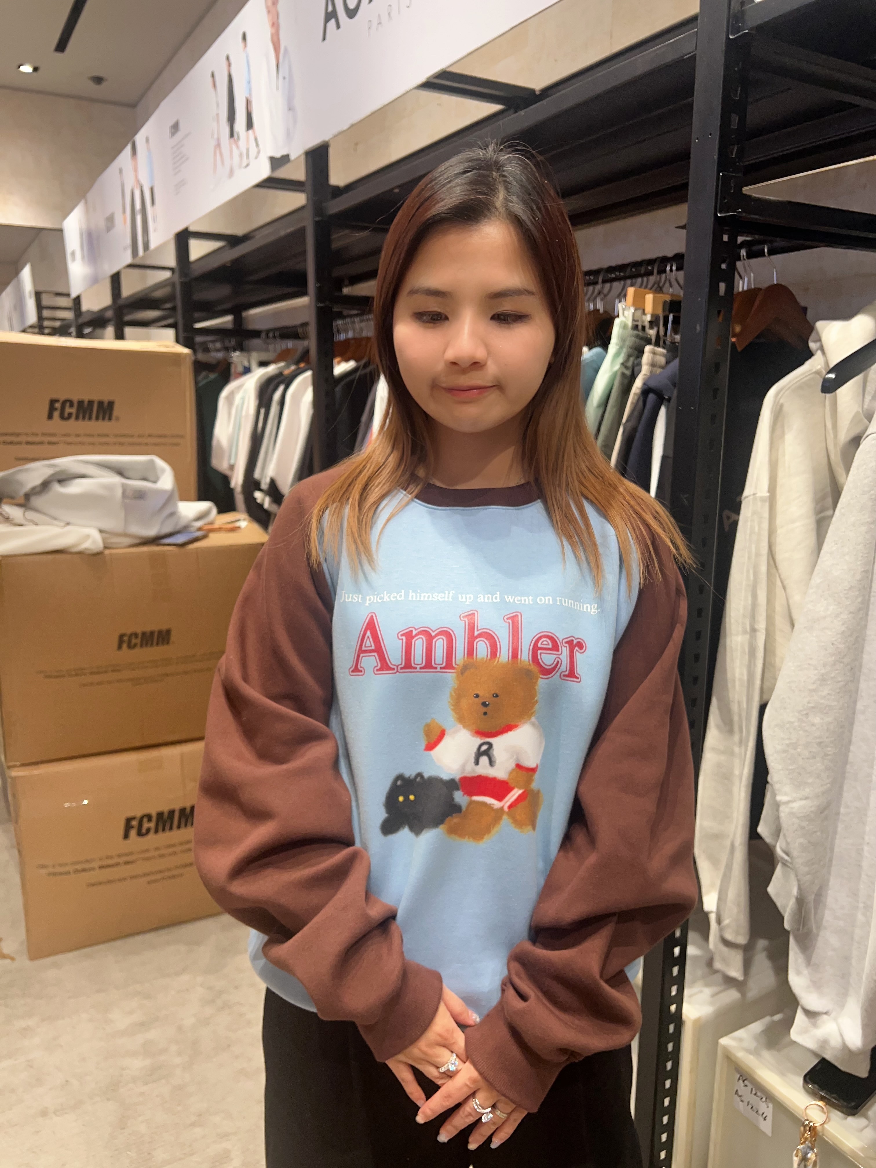 AM07 [AMM1316] (有絨)  S:胸48 長25.5 M:胸52 長25.5 L:胸54 長27 $199