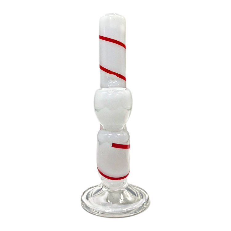 Candy Cane Glass Pipe 拐杖糖玻璃煙斗