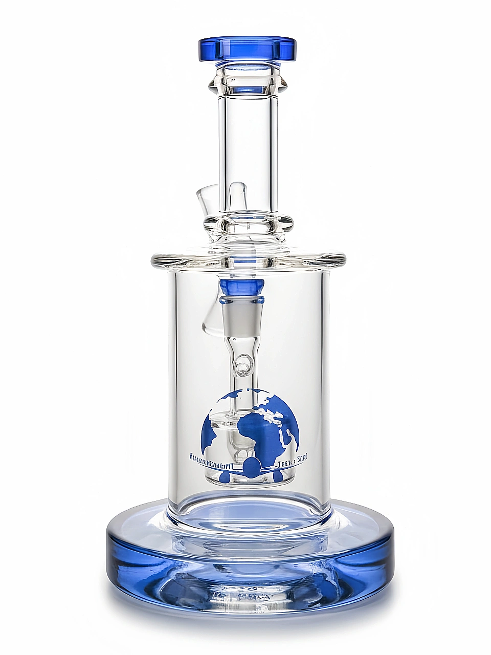 International Trap Star Glass bong with Drum Perc 小型圓筒過濾器水煙壺