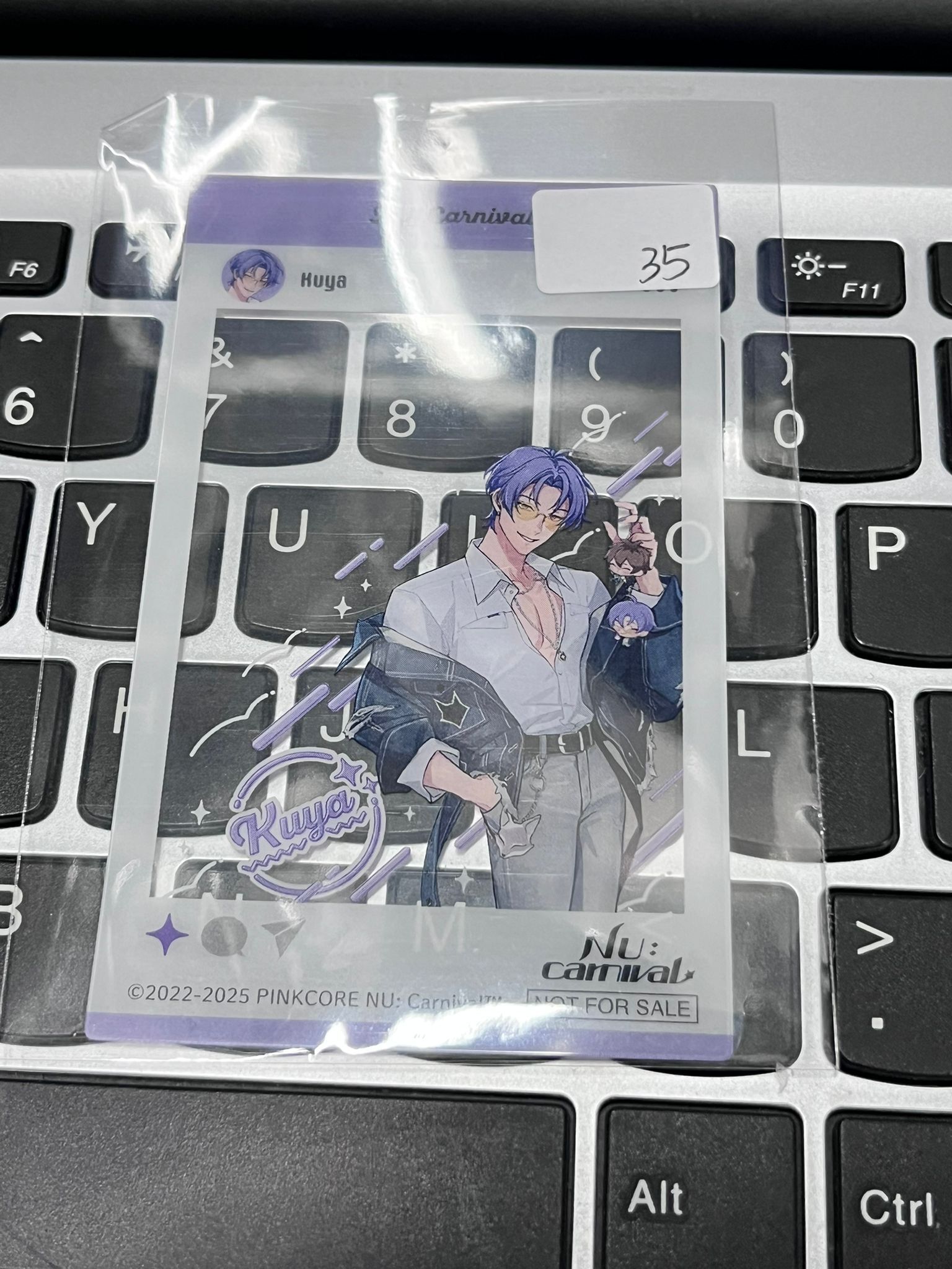 新世界狂歡 玖夜 膠卡 #RE06