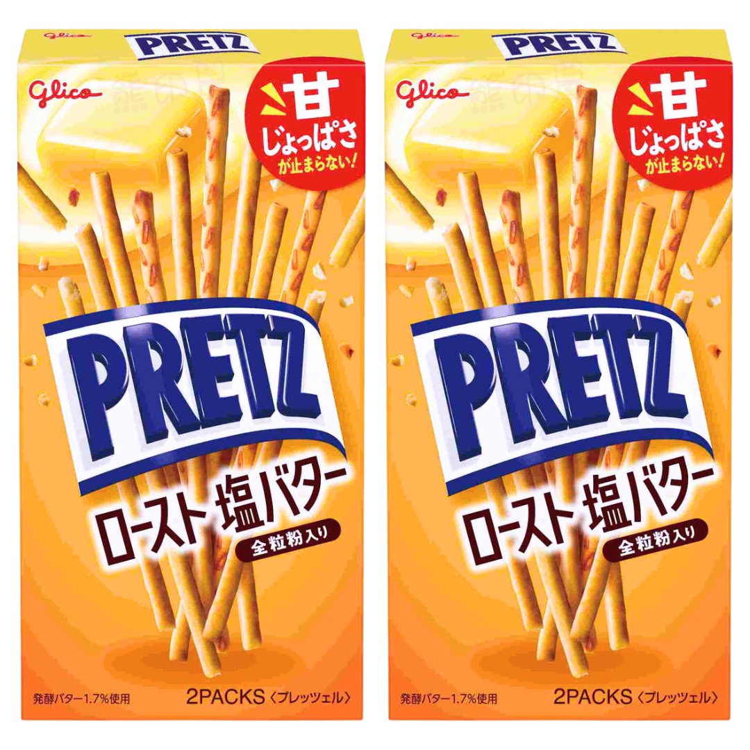 固力果 - 百力滋 (鹹牛油味) 盒裝 57G X 2