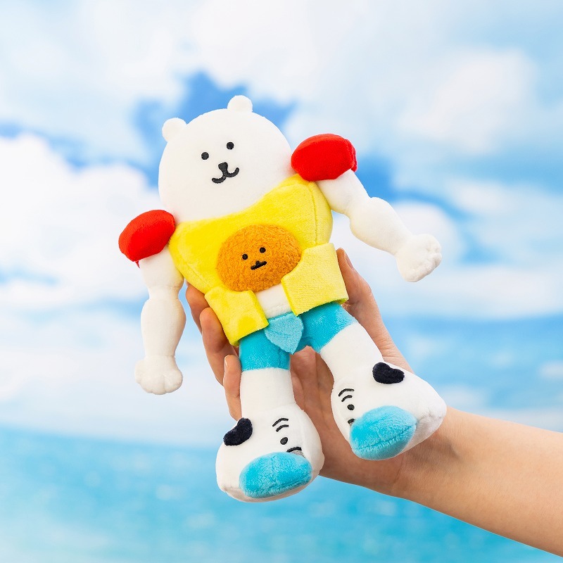 預訂｜白熊 合體機器人毛公仔