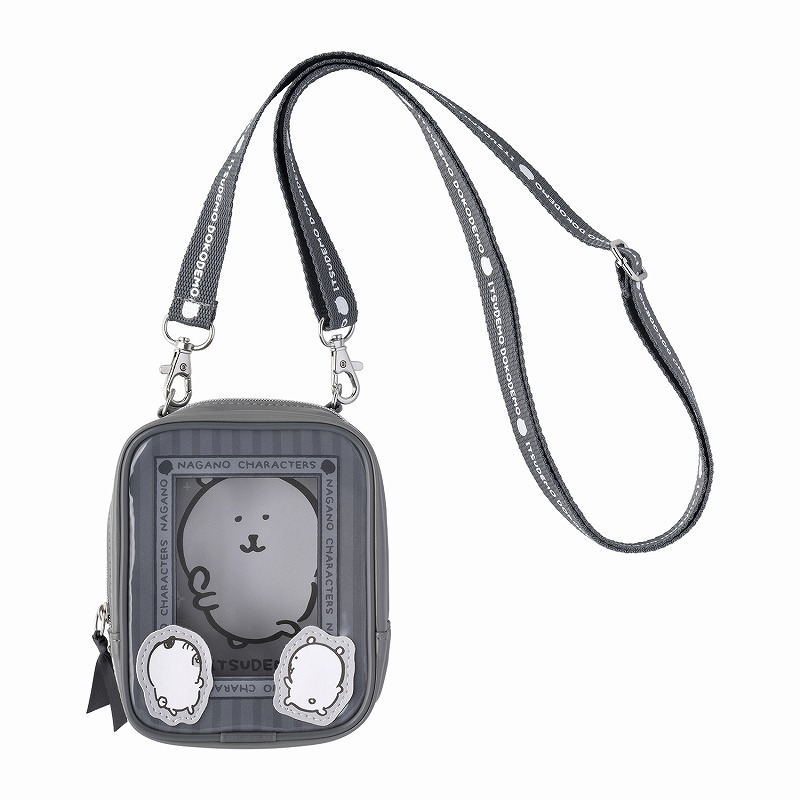 預訂｜白熊 可以放公仔的單色斜背袋