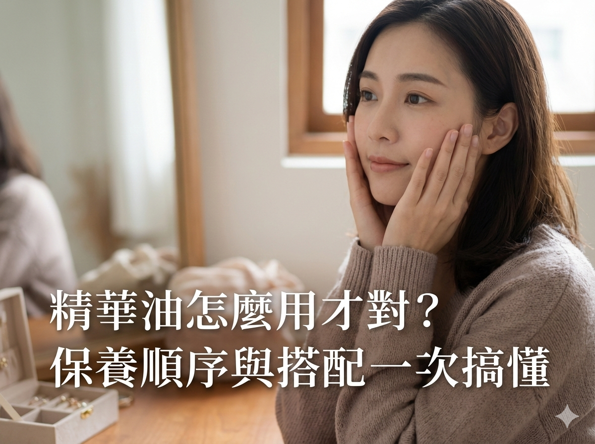 精華油怎麼用才對?保養順序與搭配一次搞懂