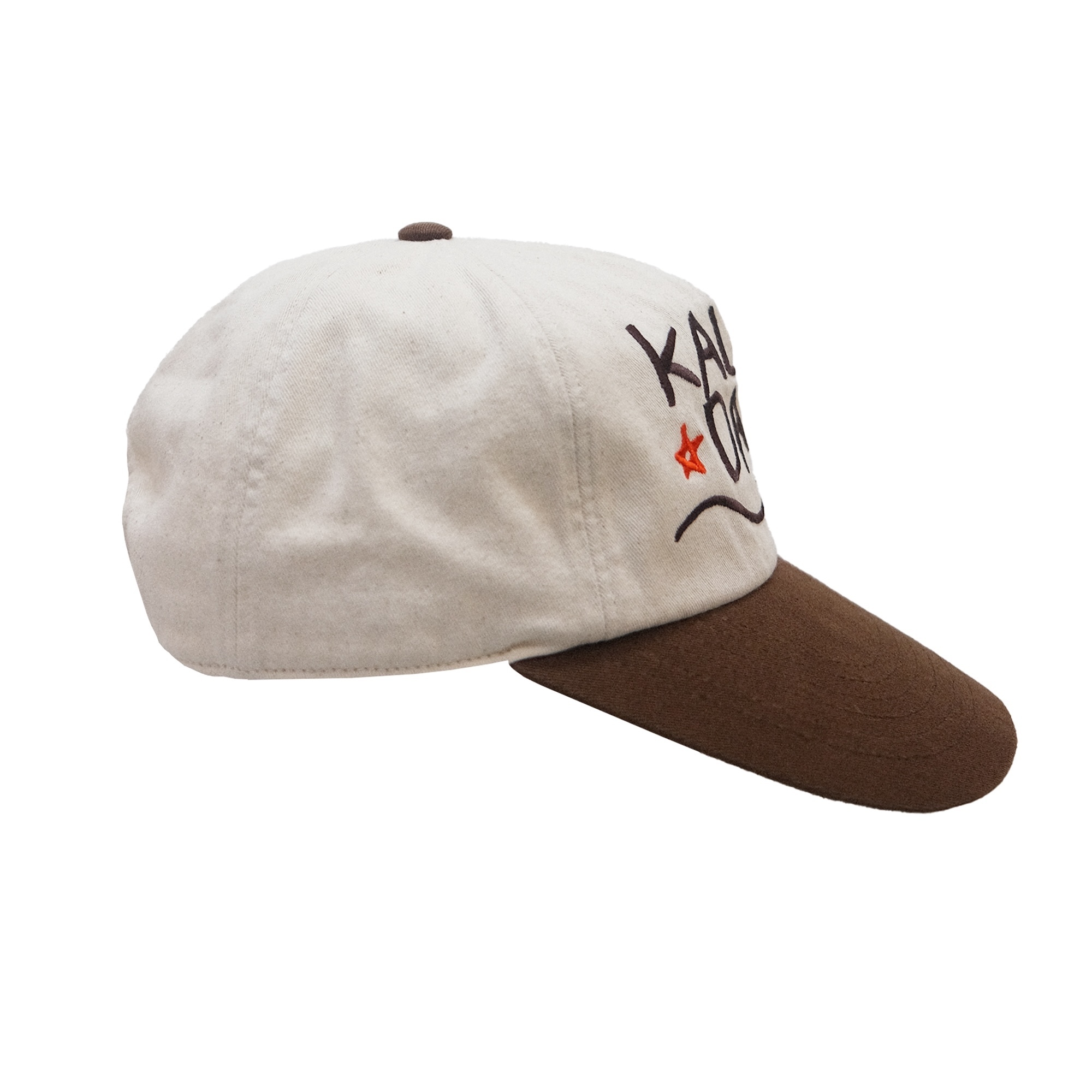 KALENDAR - Doodle Logo 5Panel Cap - Oatmeal/Brown