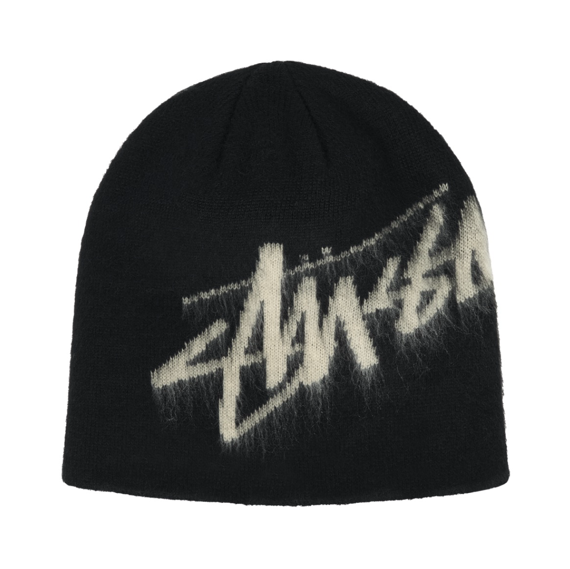 ［Stussy］ 磨毛針織帽（黑色）