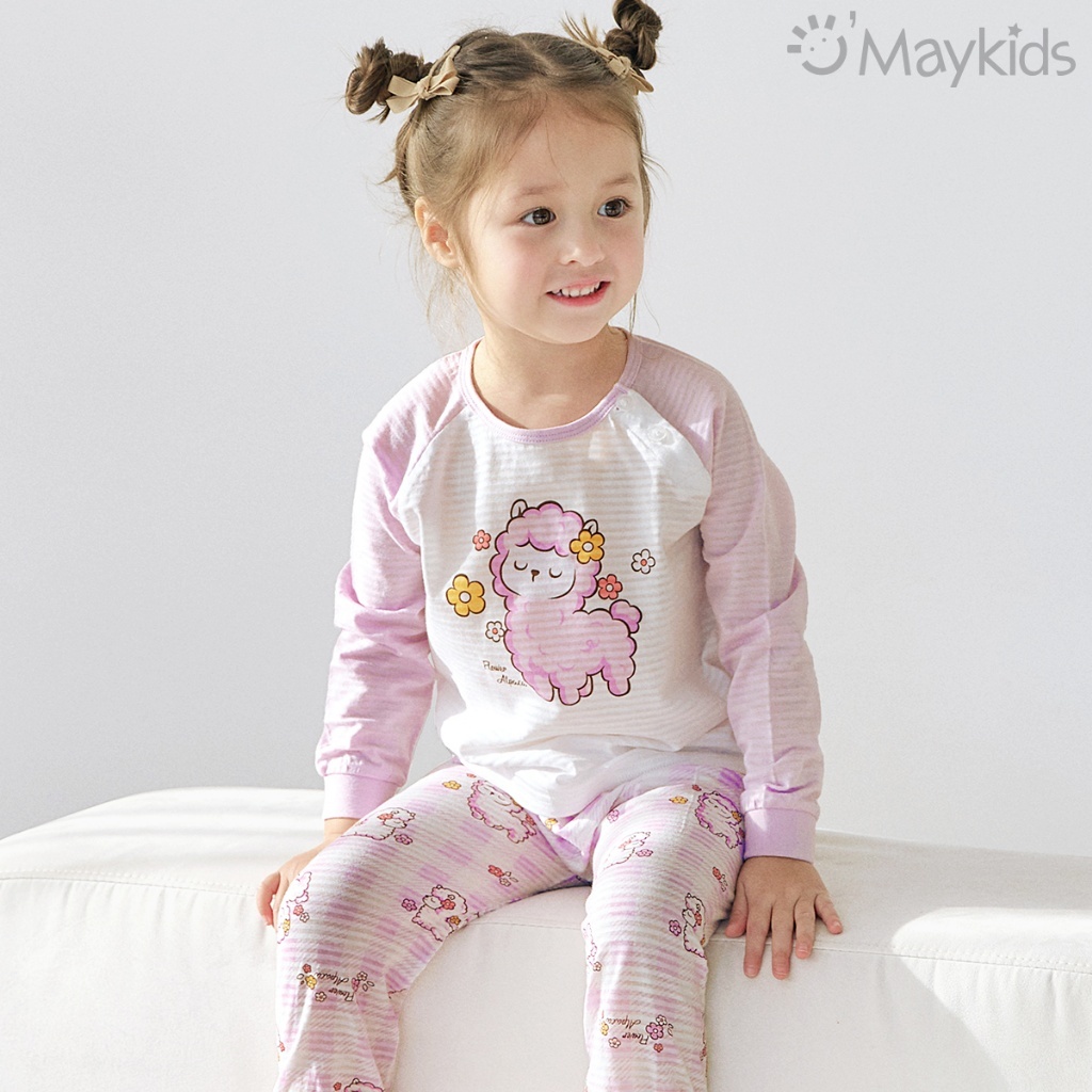 韓國🇰🇷 Maykids 花朵羊駝家居套裝(90-160)