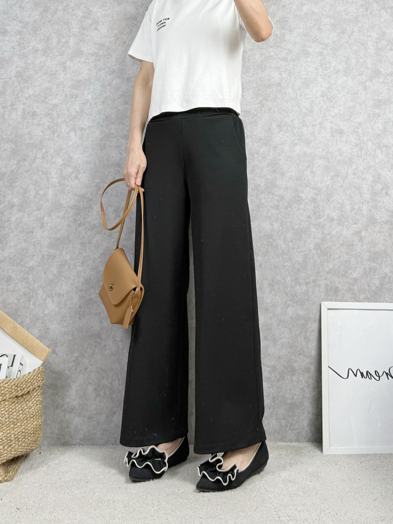小隻女也能穿出大長腿｜有挺度彈力顯瘦寬褲
