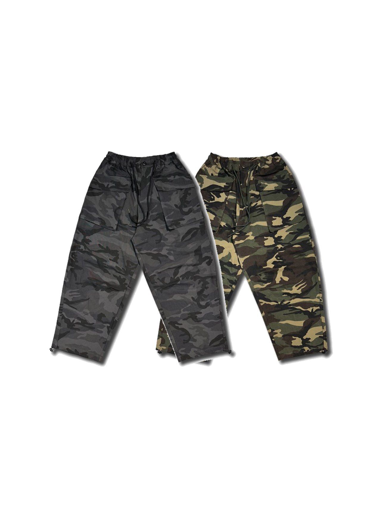 迷彩可束腳鬆身褲 OTHERFIT-005P