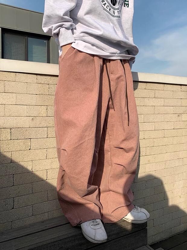 淨色可束腳鬆身褲 OTHERFIT-006P