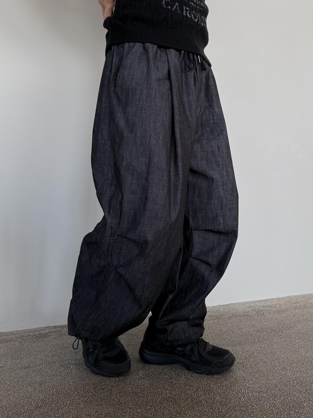 淨色可束腳鬆身褲 OTHERFIT-009P