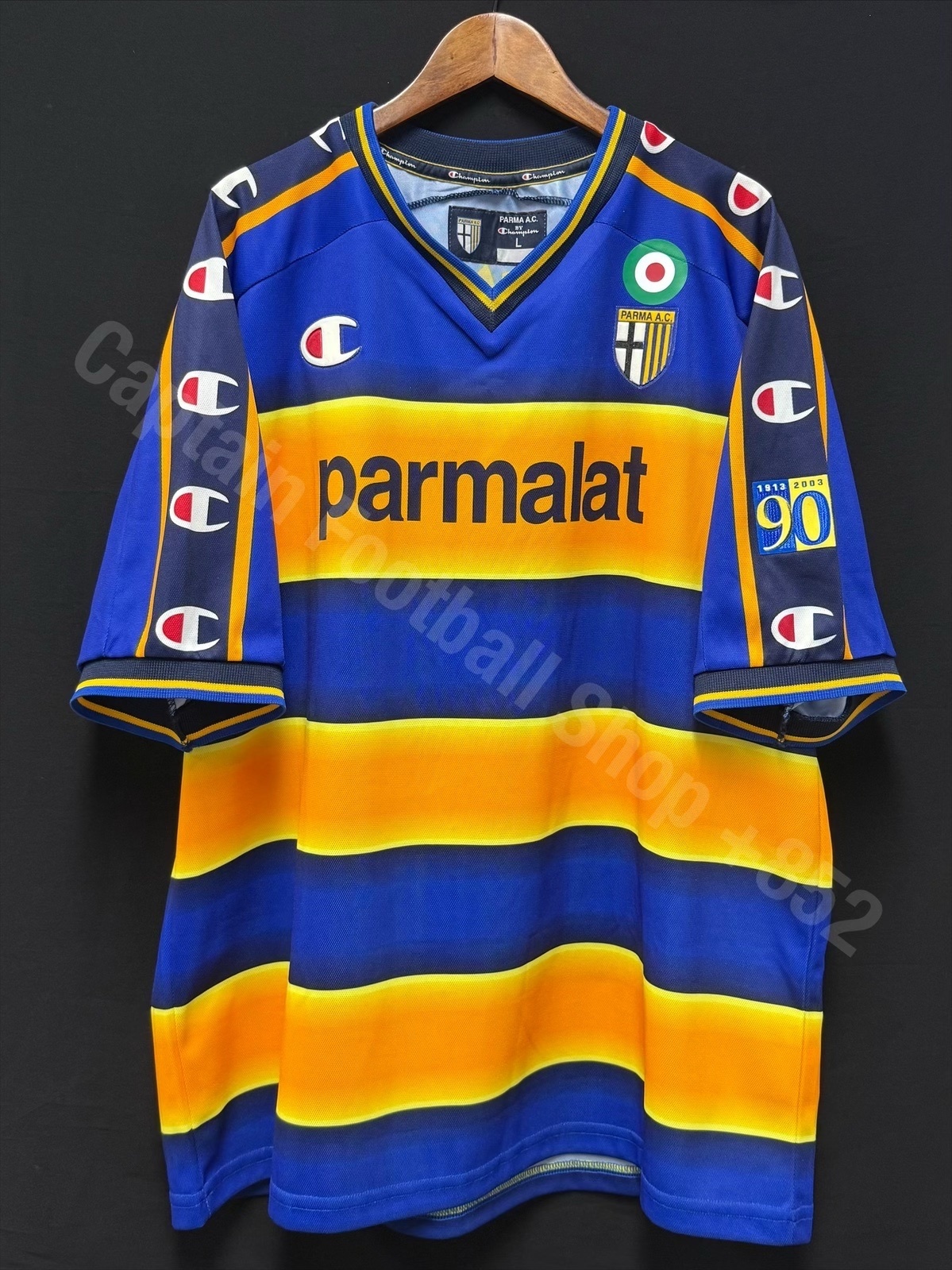 Parma 2001-2002 Champion Home Shirt #10 NAKATA