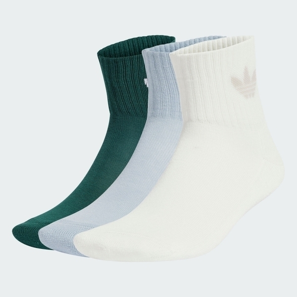 Adidas 愛迪達 1::4 Socks 3p JI9494 中筒襪 運動襪 3雙入 米 綠 藍