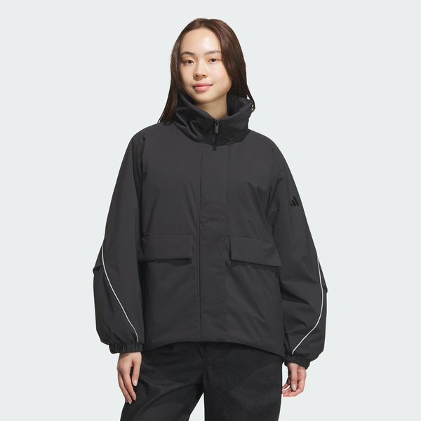 Adidas 愛迪達 Stsv Pad Mid Jk KA0931 女 羽絨外套 保暖 黑 亞版