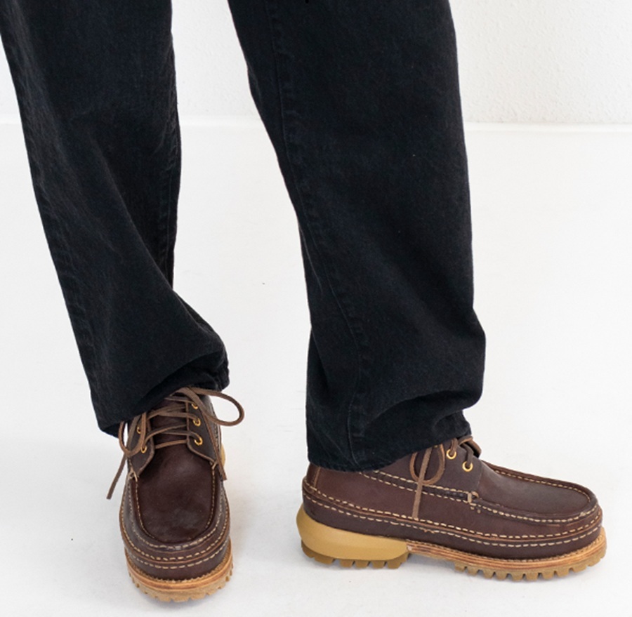 LAST PCS: VISVIM KANAWA MOC MID-FOLK *Cowhide Leather - PRE ORDER ITEM (預訂中)