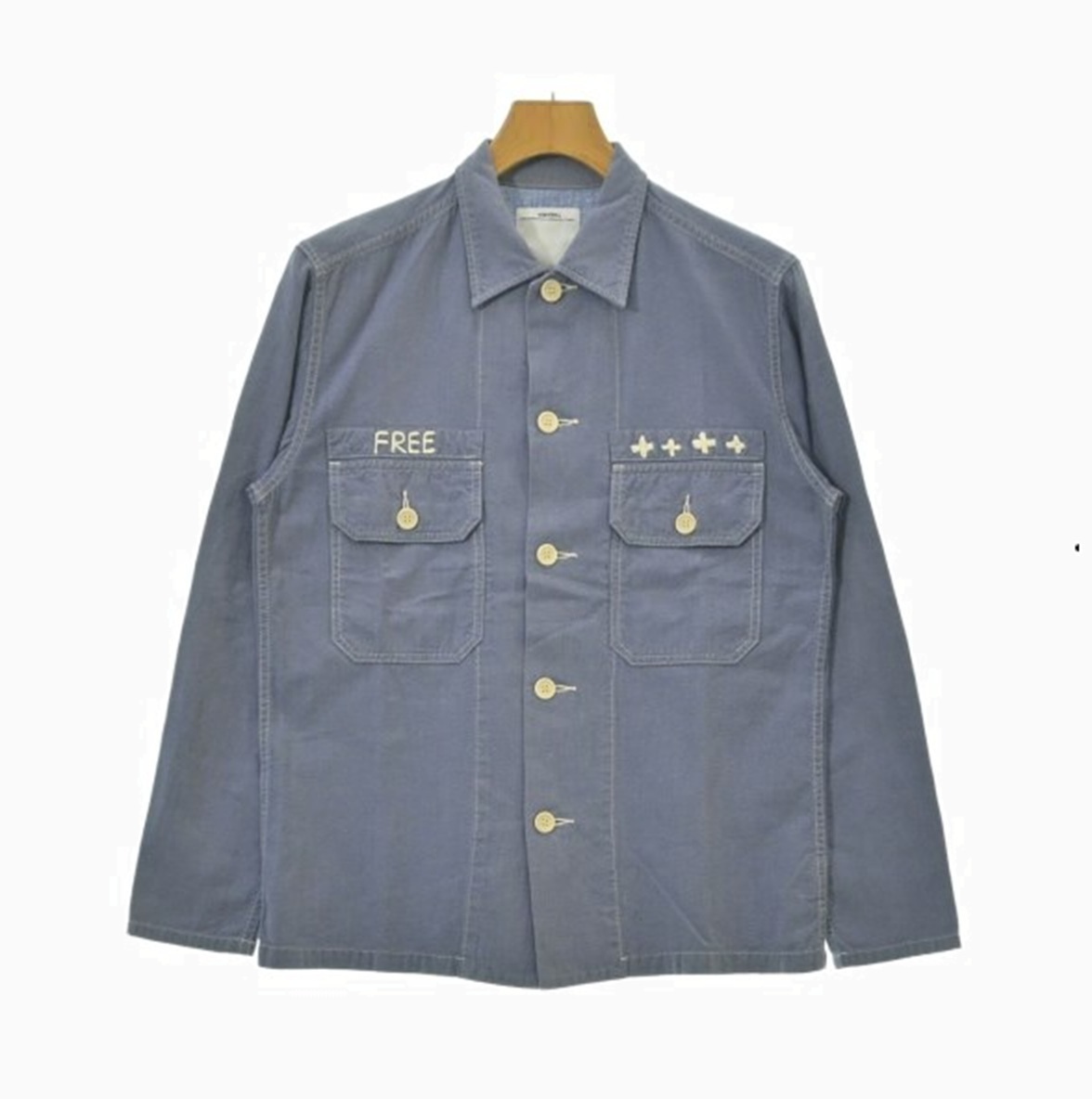 VISVIM KURTZ SHIRT L/S - (( USED A )) 中古美品 - BLUE SIZE 2 PRE ORDER ITEM (預訂中)