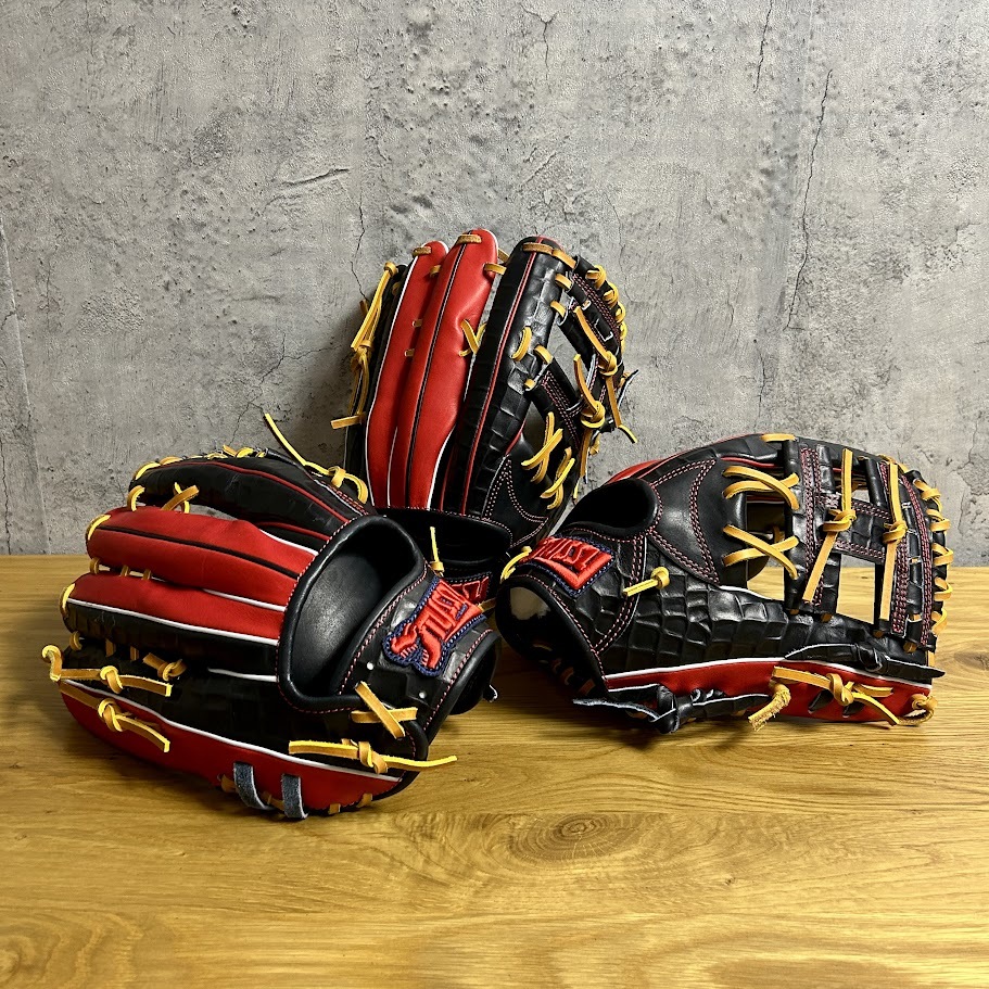 12.0吋 日本職人 Tyssy Craft 暴龍 內外野適用 黑紅 暴龍革樣式 店舗別注 MADBULL限定 M2512-103