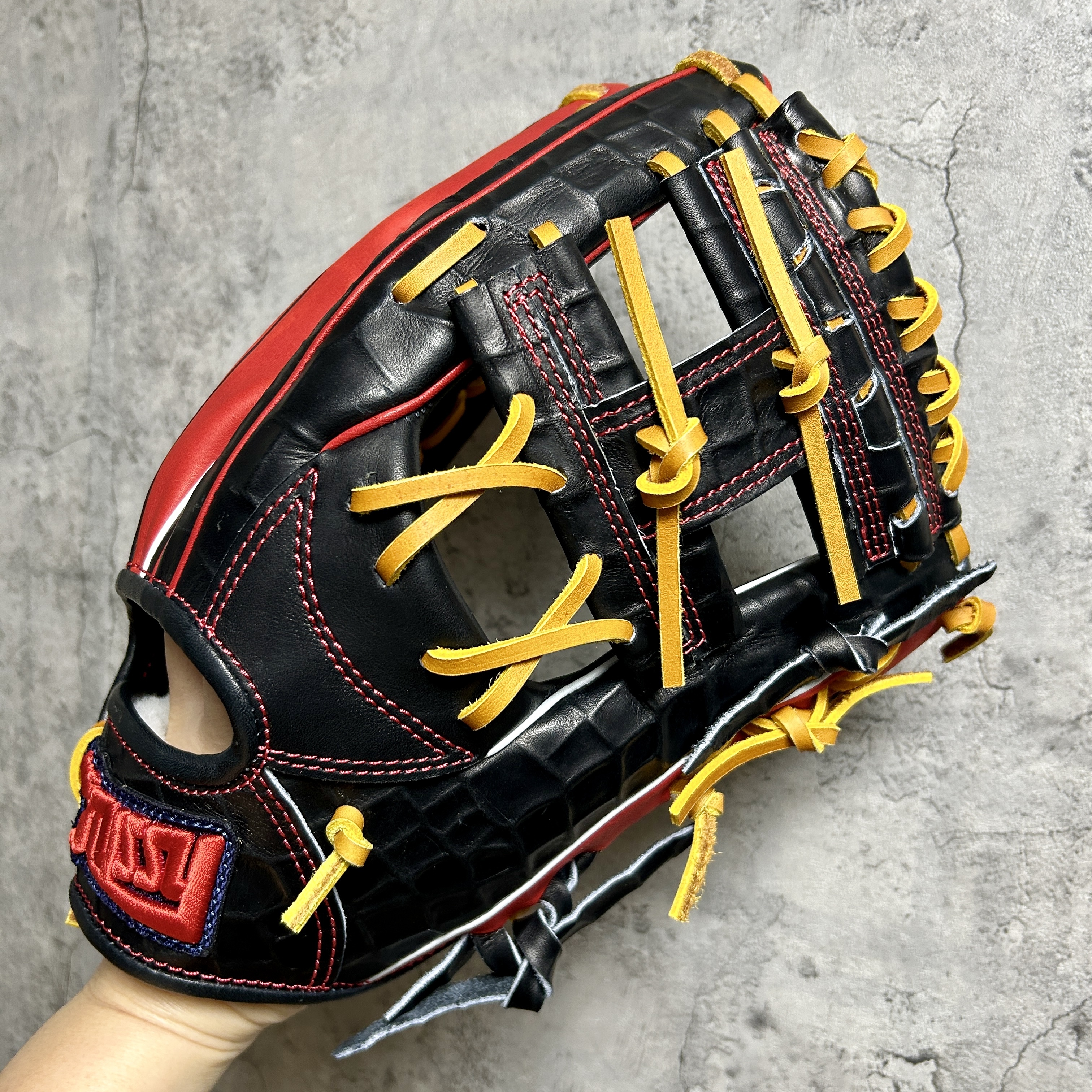 12.0吋 日本職人 Tyssy Craft 暴龍 內外野適用 黑紅 暴龍革樣式 店舗別注 MADBULL限定 M2512-103