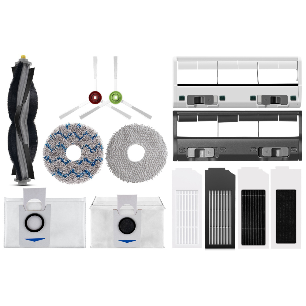 【ECOVACS科沃斯】 X1/T10 OMNI/TURBO/T20 PRO 掃地機器人配件 副廠 耗材 主刷 邊刷 濾網 拖布 主刷罩 集塵