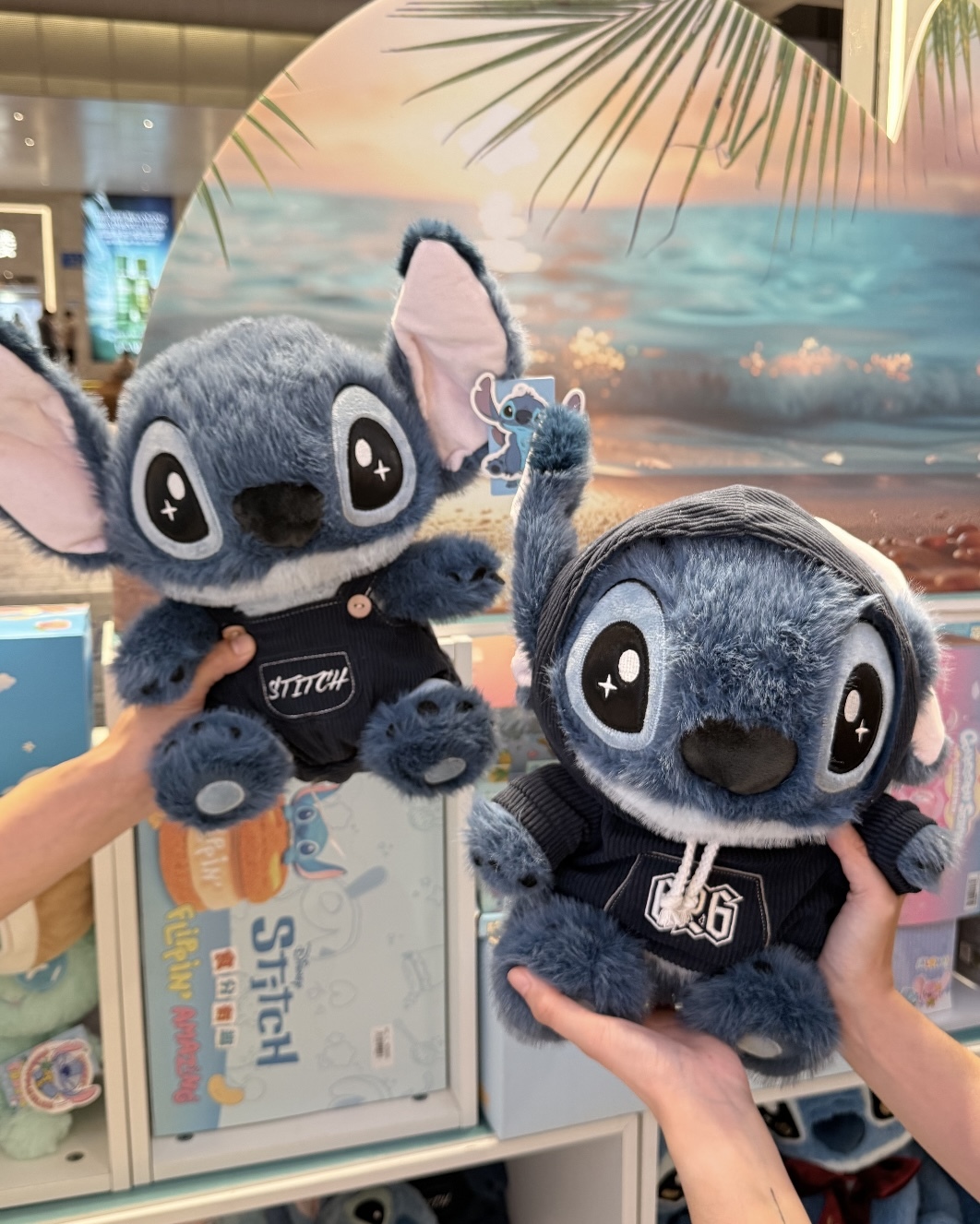 <正版授權>MINISO x DISNEY迪士尼 史迪奇 吊帶褲 帽T 廚師 毛絨 坐姿 娃娃