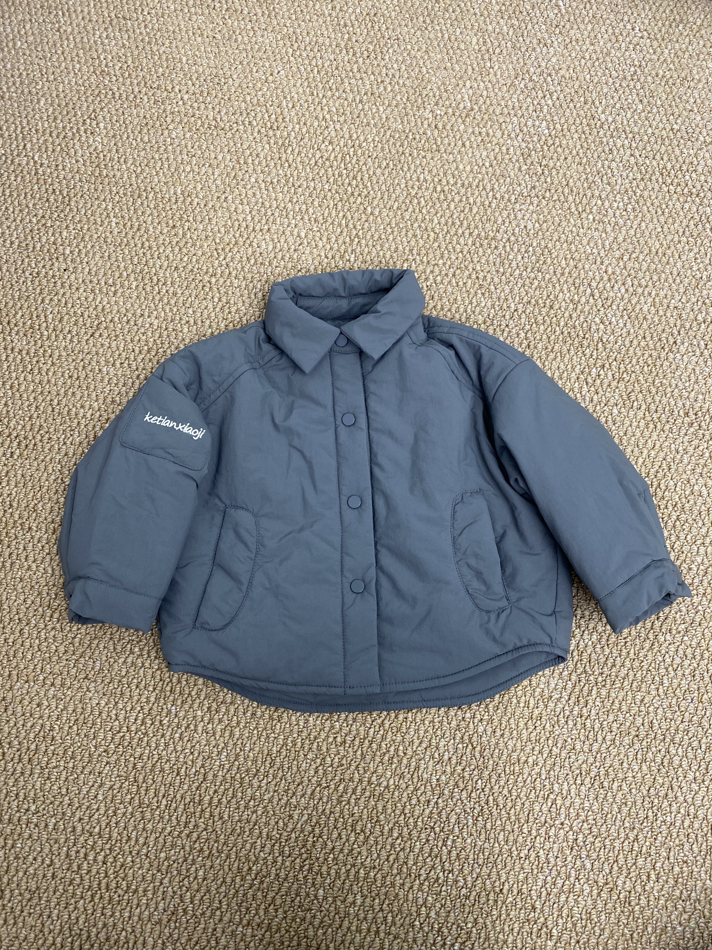 A04211鋪棉微領外套