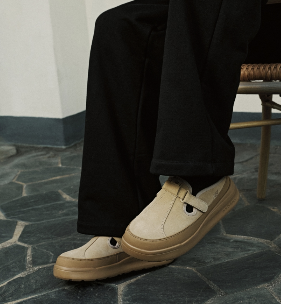 預購┃韓國限定 new balance Rover 麂皮 牛皮 穆勒鞋 懶人鞋 卡其色