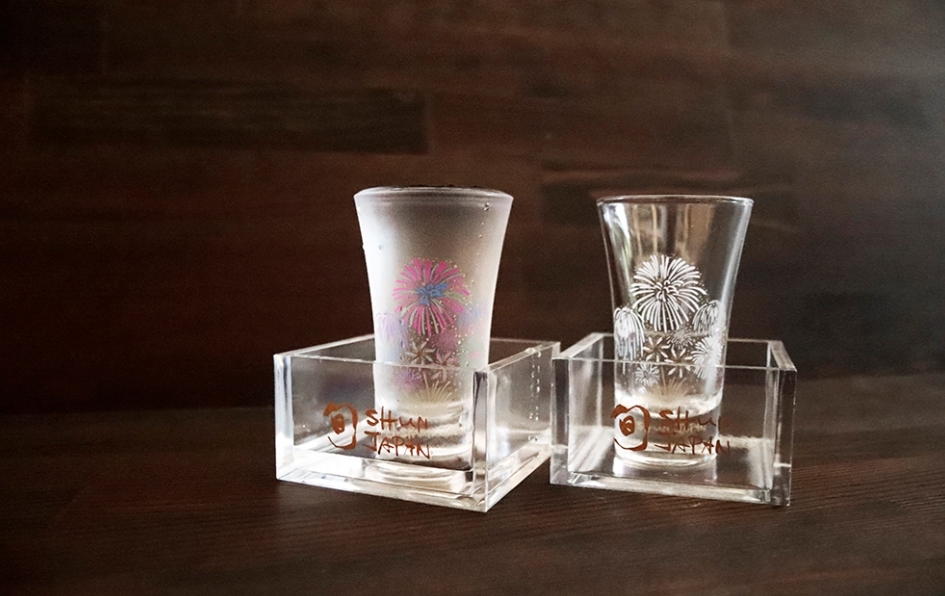 丸モ高木陶器 - 煙火玻璃杯組