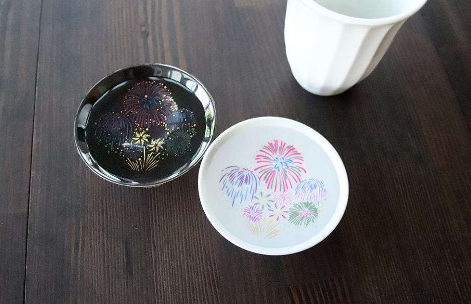 丸モ高木陶器 - 煙火玻璃杯組