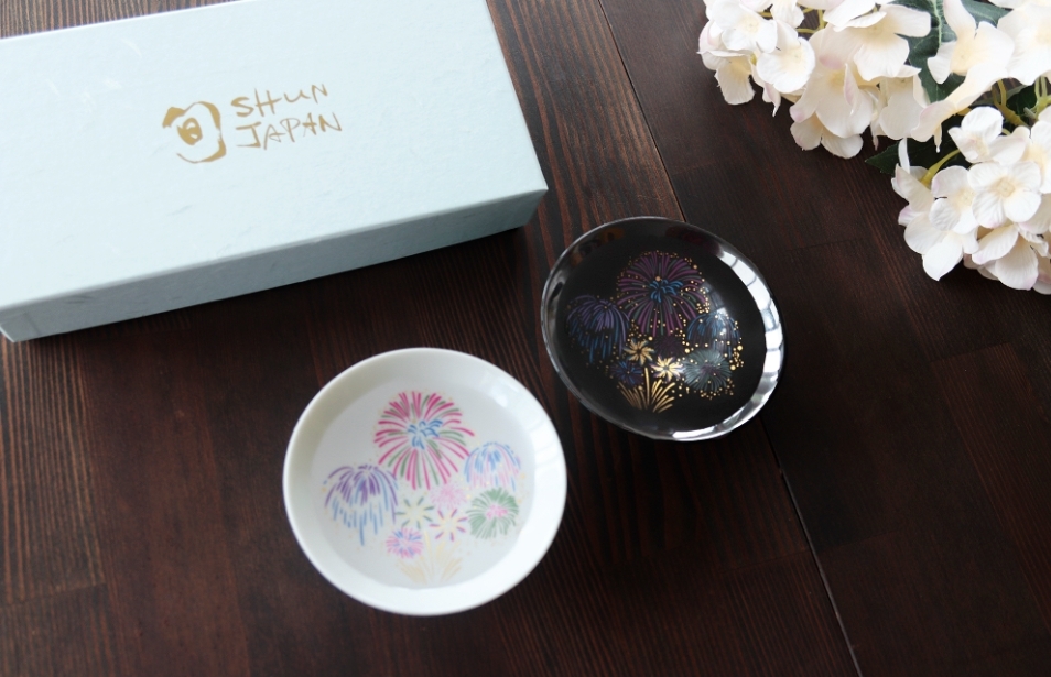 丸モ高木陶器 - 煙火玻璃杯組