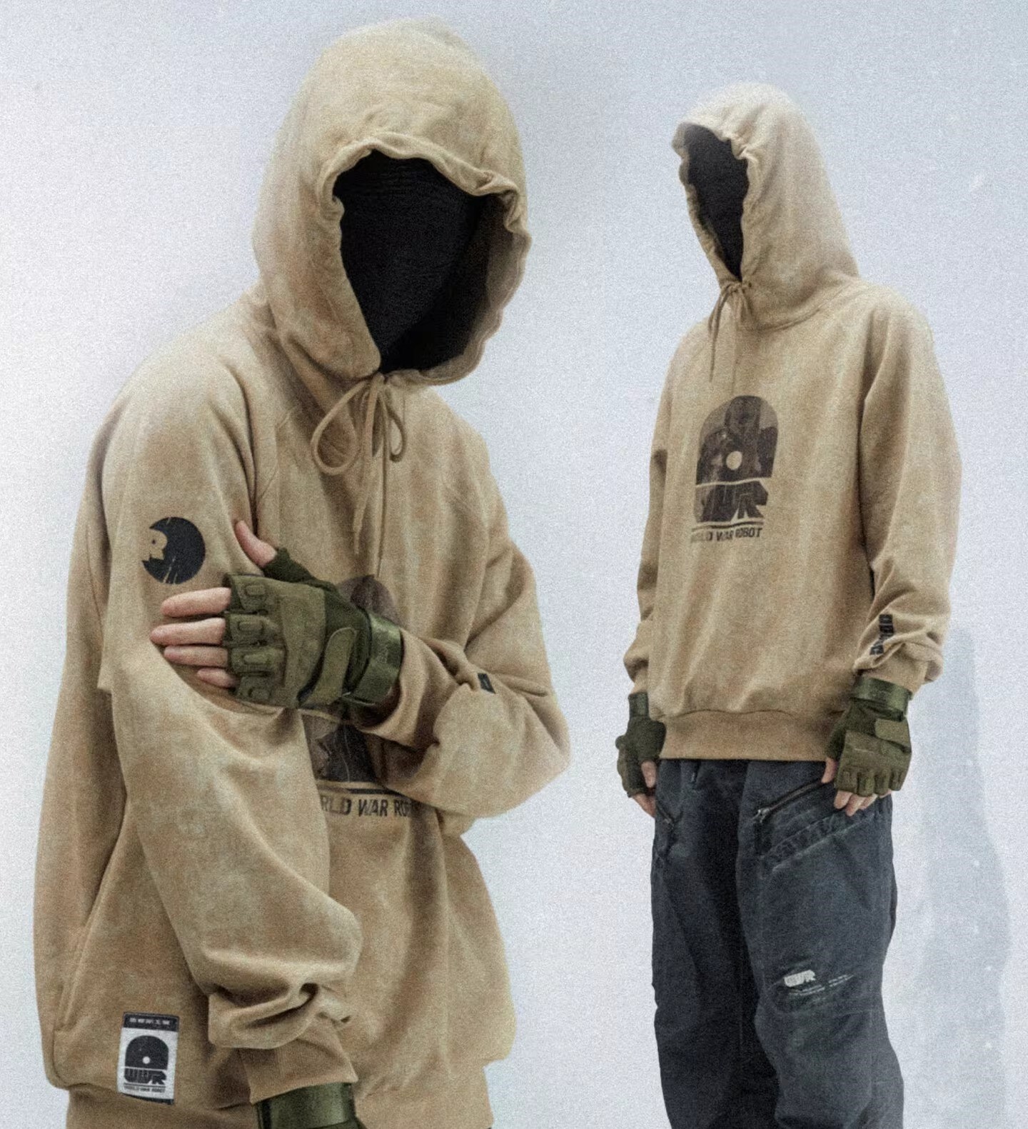 Underverse聯名 吉考斯工業 寬鬆套頭衛衣連帽外套秋冬