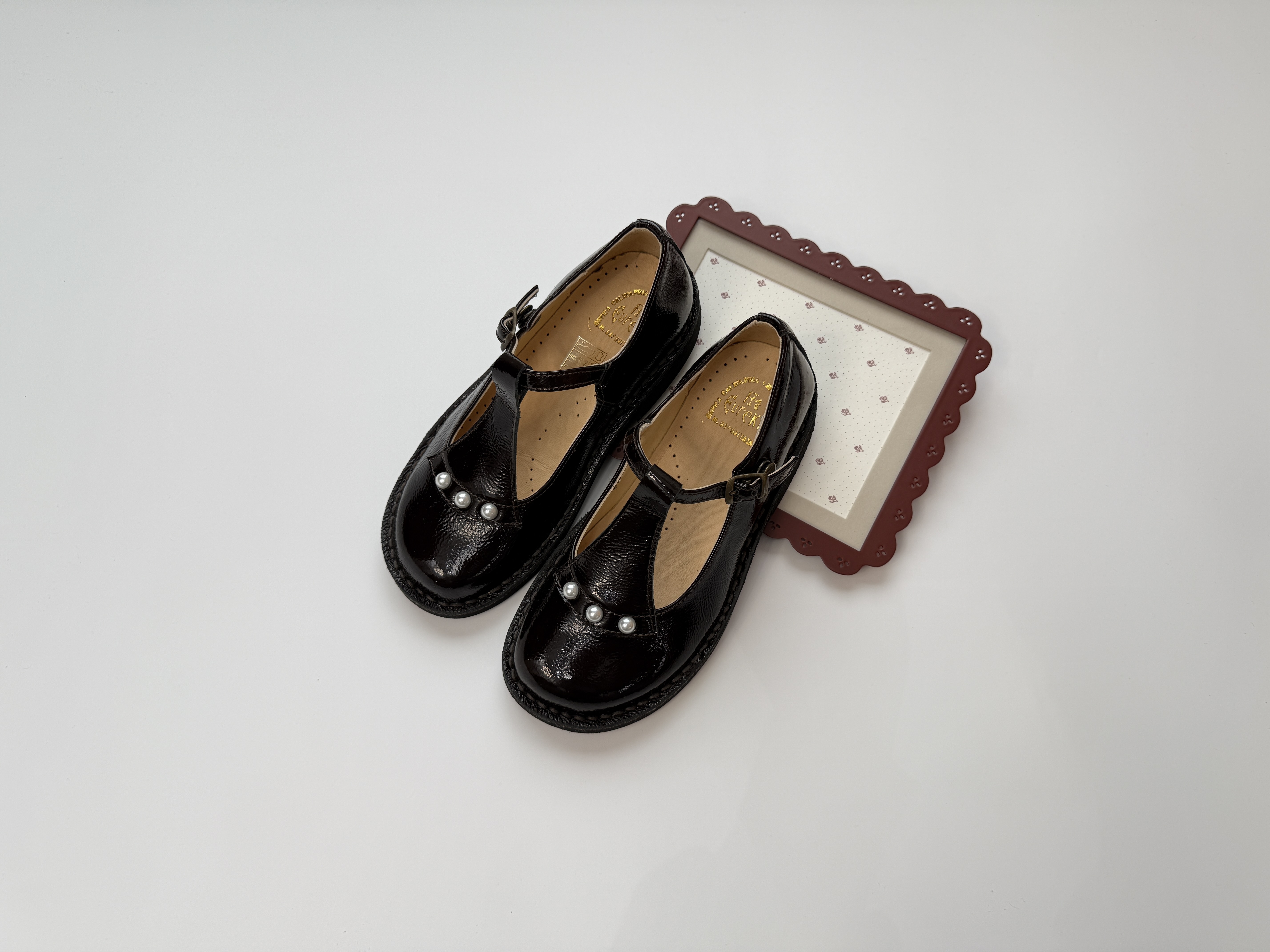 （預購）EUREKA 真皮珍珠皮鞋