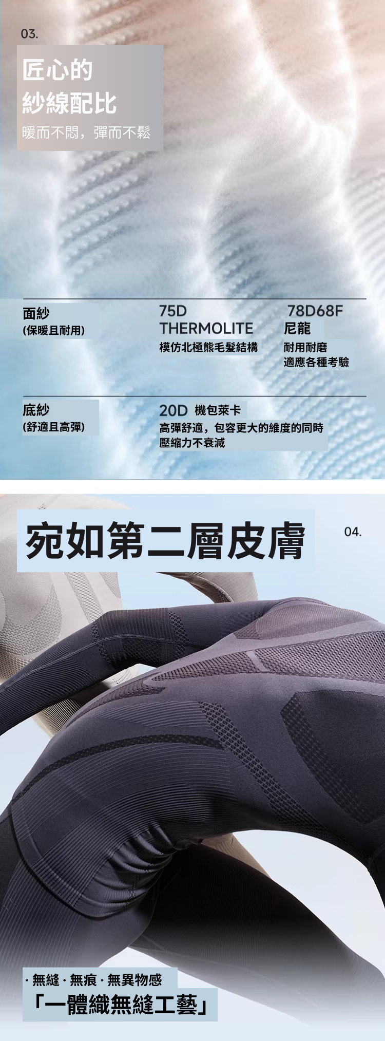 【SHANHIGH】滑雪內層套裝(女)_PERFORMANCE SKI BASE LAYER SUIT(WOMEN)