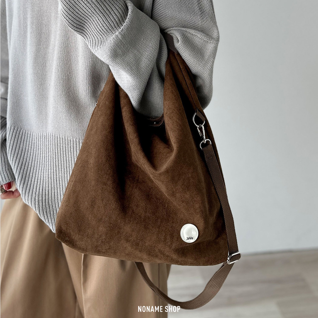 Classical Elf x JAVA 聯名 日本限定 2WAY 麂皮 肩背包 側背包 手提包 兩色