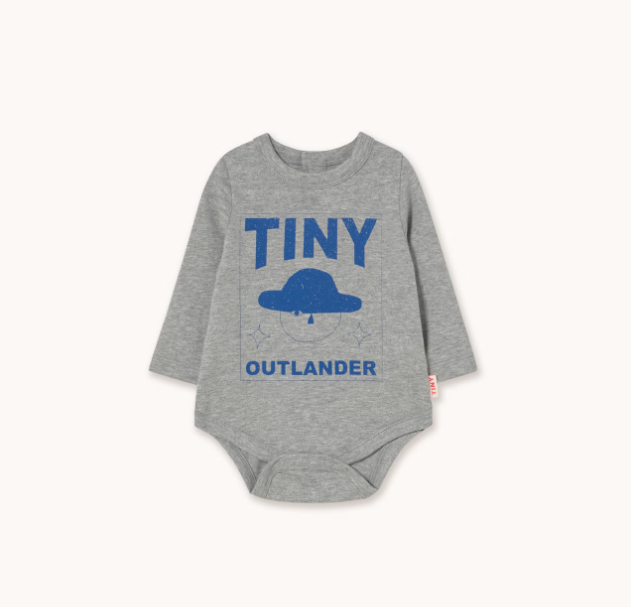 TINYCOTTONS│OUTLANDER GRAPHIC BODY．外星人長袖純棉包屁衣
