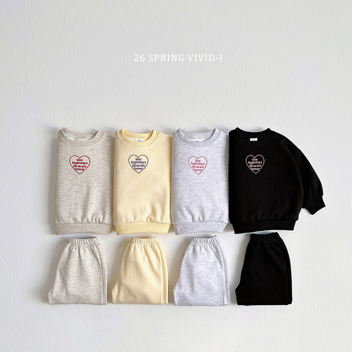 正韓春vividi 四色愛心字母套裝
