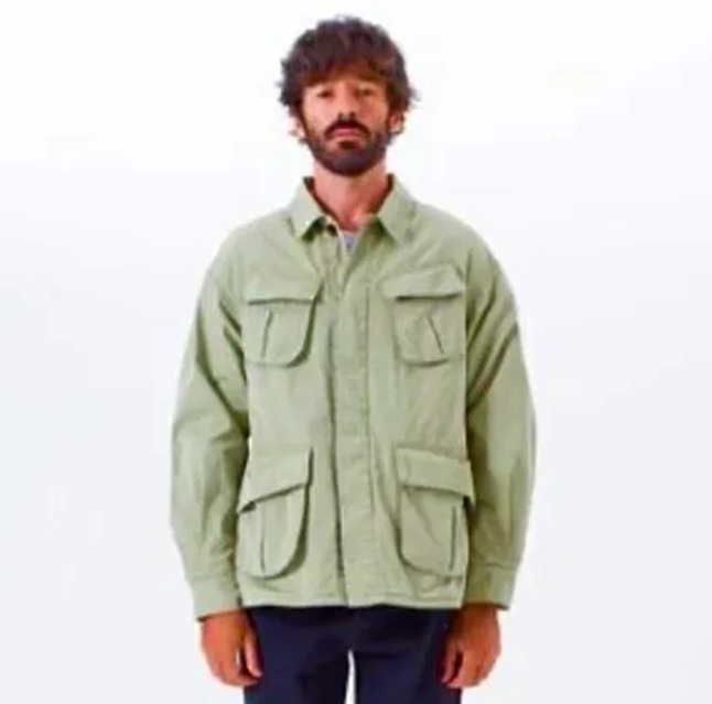 LAST SALE: VISVIM TROPICAL COMBAT JKT *NATURAL DYE 天然染 - LT.GREEN SIZE 3 IN STOCK NOW (現貨發售中)