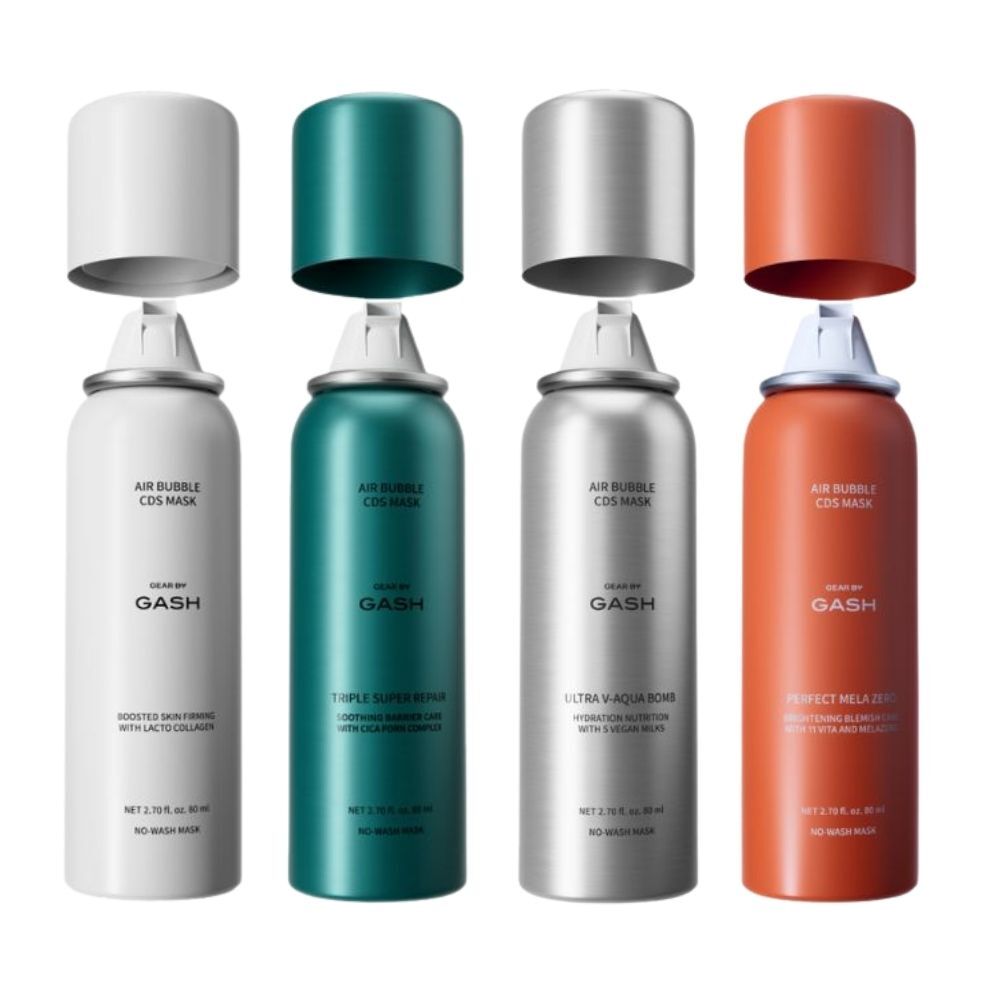 GASH 10秒泡泡面膜 | 任選4入組 | 膠原蛋白 × 玻尿酸補水 × 淡斑美白 × 敏感急救