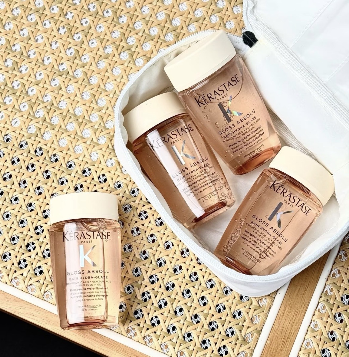 <限時開團⚡️> KERASTASE巴黎卡詩-釉光香頌玫瑰髮浴 80ml旅行裝