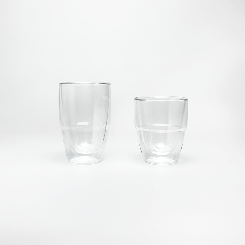 曲線雙層玻璃杯