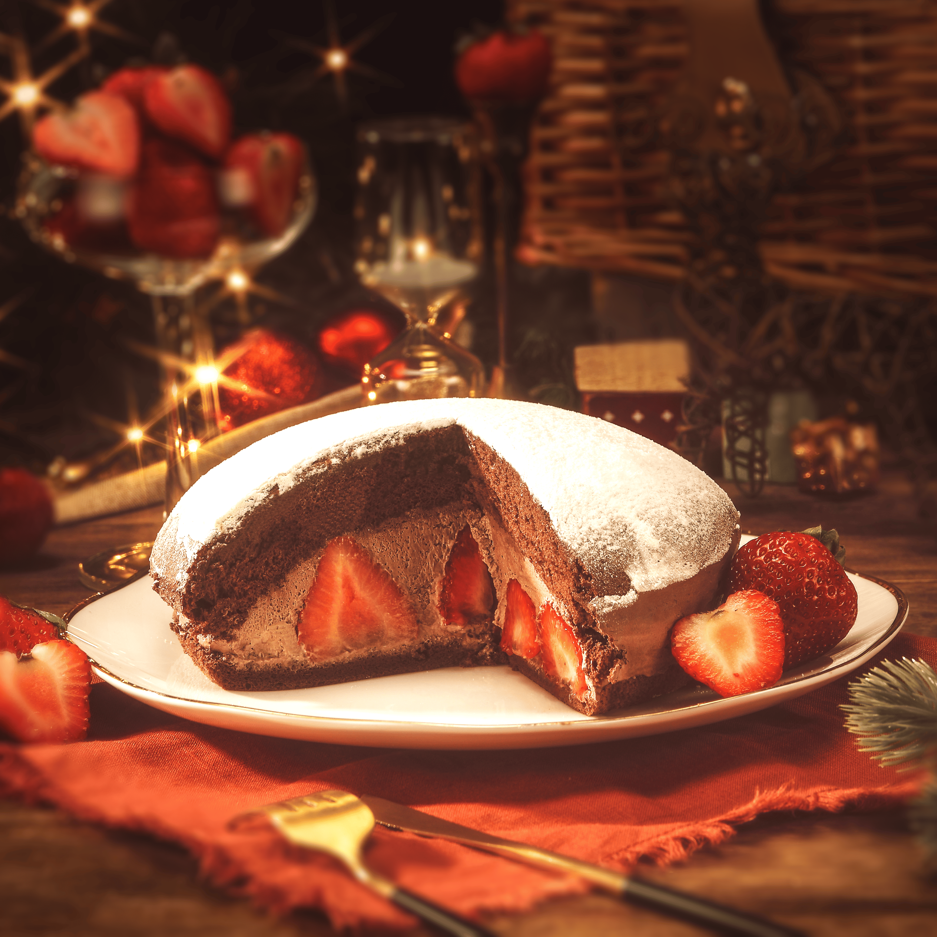 \莓日莓夜草莓季/｜草莓可可 8吋