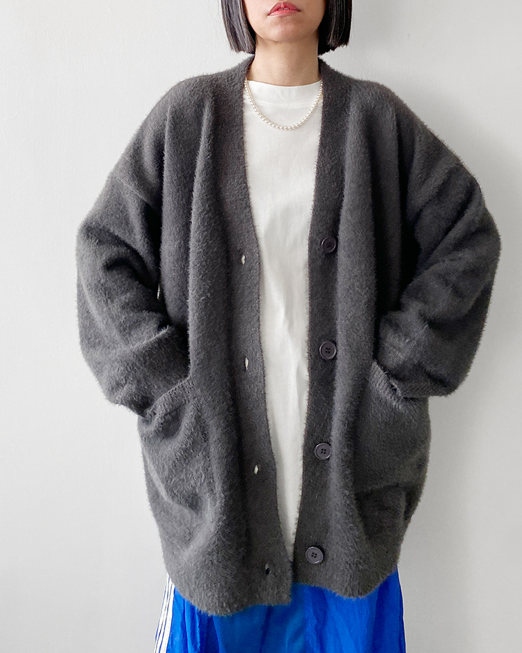 MFO-2831 絨感毛毛外套 ɢʀᴇʏ