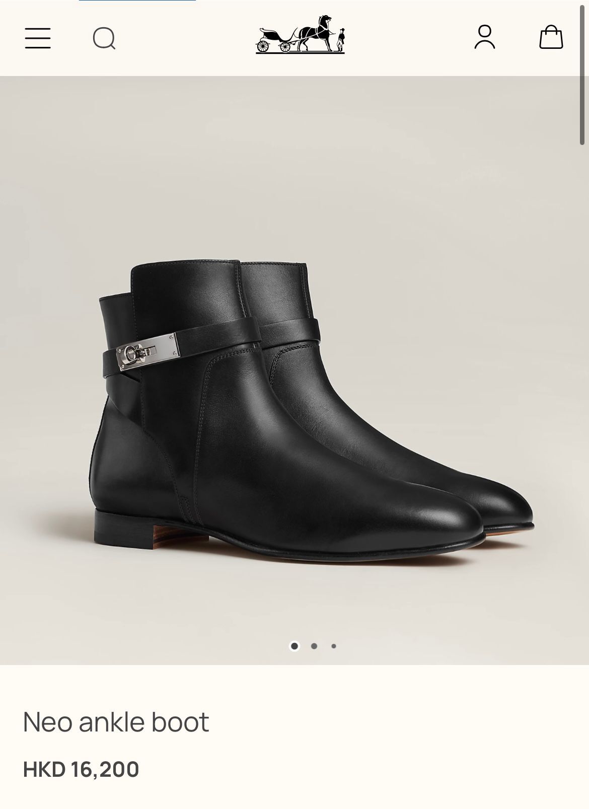 SPECIAL OFFER!!! 全新HERMES KELLY  NEO ANKLE BOOT  37碼  愛馬士短靴 黑色SWIFT銀扣 #BRAND NEW #香榭站正品