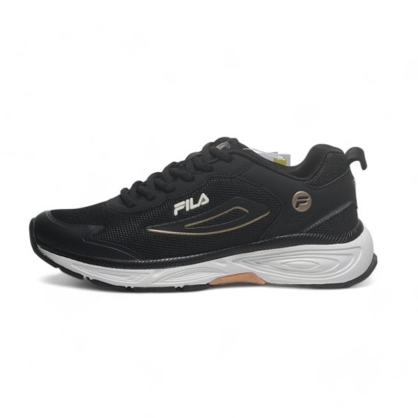 【下殺↘ $1290】FILA 慢跑鞋 FALCON 黑白 透氣 運動鞋 女 5J302Y091