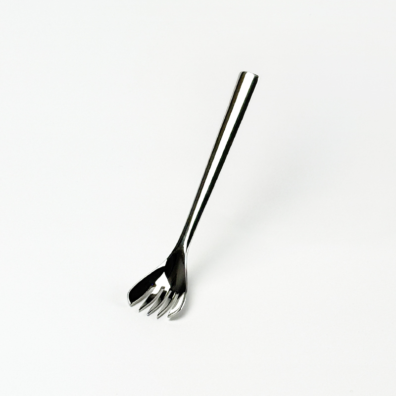 不鏽鋼三角頭蛋糕叉